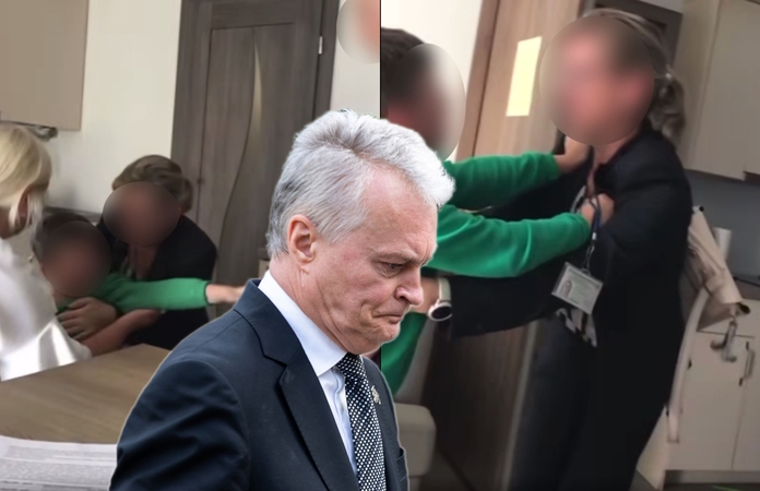 Prezidentas apie sukrečiantį vaizdo įrašą: čia negali dirbti žmonės, išsioperavę empatijos jausmą
