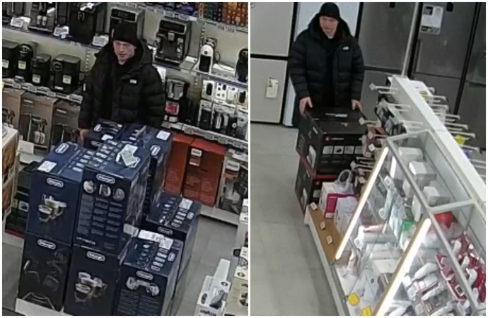 Kauno policijos pareigūnai aiškinasi, kas nesusimokėjo už dulkių siurblį