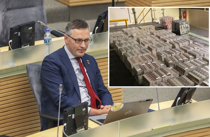 Dėl kontrabandos problemos V. Bakas kreipėsi į Vidaus reikalų ir Finansų ministerijas