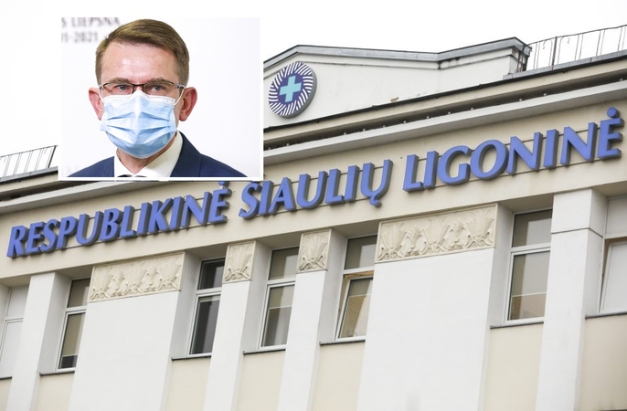 A. Dulkys su Šiaulių ligoninės vadove, darbuotojais aptars situaciją įstaigoje