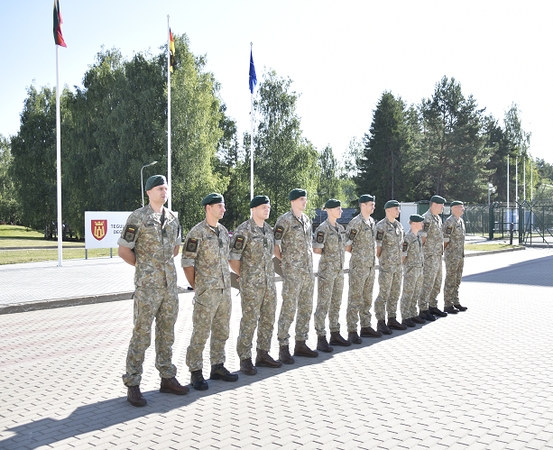 Iš tarptautinės operacijos Turkijoje grįžo Ryšių bataliono kariai