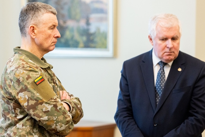 Valdemaras Rupšys (kairėje) ir Arvydas Anušauskas