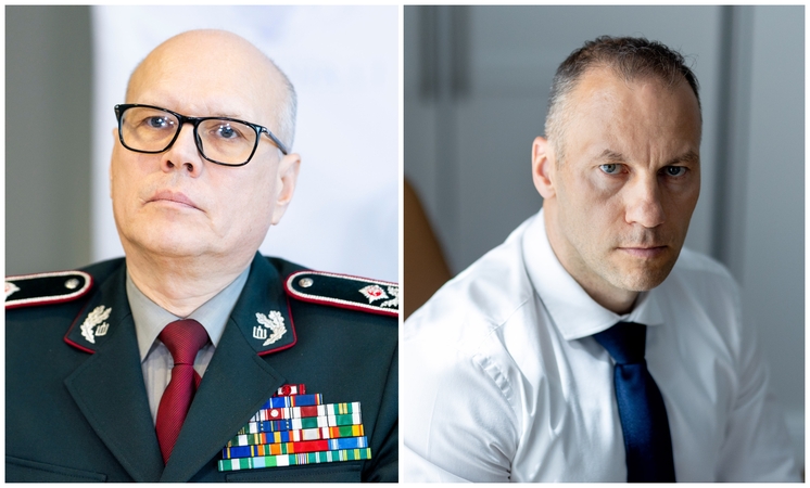  Rustamas Liubajevas (kairėje) ir Linas Pernavas