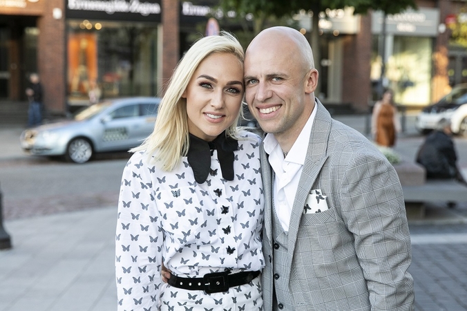 Indrė Stonkuvienė ir Vidas Bareikis