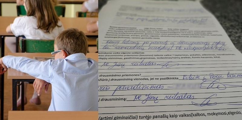 Anketa apie vaiką ir jo šeimą: vienus šokiravo klausimai, kitus – mamos reakcija
