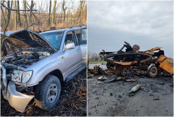 Klaipėdiečio užfiksuotuose kadruose – sprogimų Charkove padariniai