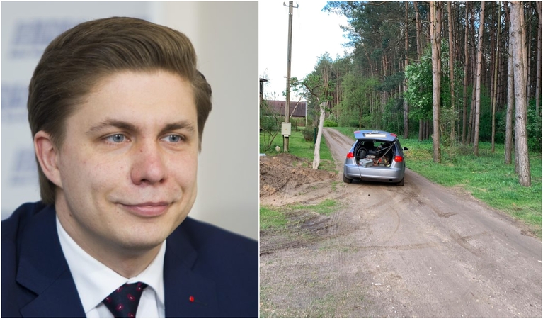 M. Sinkevičius vaikėsi vagis: dalis nugvelbto turto pabiro ant kelio