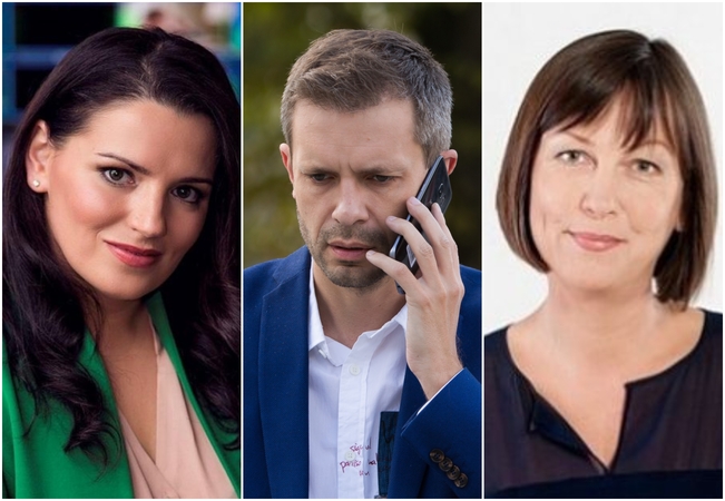 Renata Šakalytė Jakovleva (kairėje), Andrius Tapinas, Rita Miliūtė