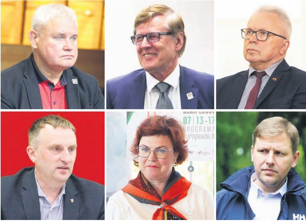 Pasitraukia: ilgametis meras V. Grubliauskas ir vicemerai A. Barbšys bei A. Cesiulis, taip pat savivaldybės administracijos direktorius G. Neniškis ir jo pavaduotojai A. Dirgėlienė ir A. Dobranskis baigia savo kadenciją.