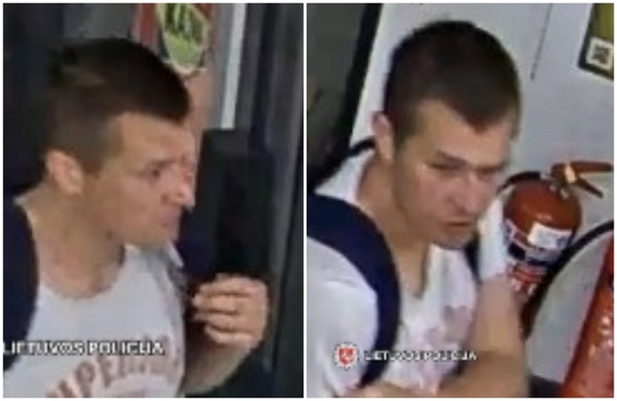 Sostinės policija prašo pagalbos – gal atpažįstate šį vyrą?