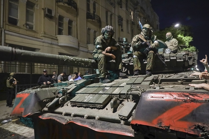 ES: „Wagner“ krizė rodo, kad Maskvos karas Ukrainoje ardo Rusijos galią