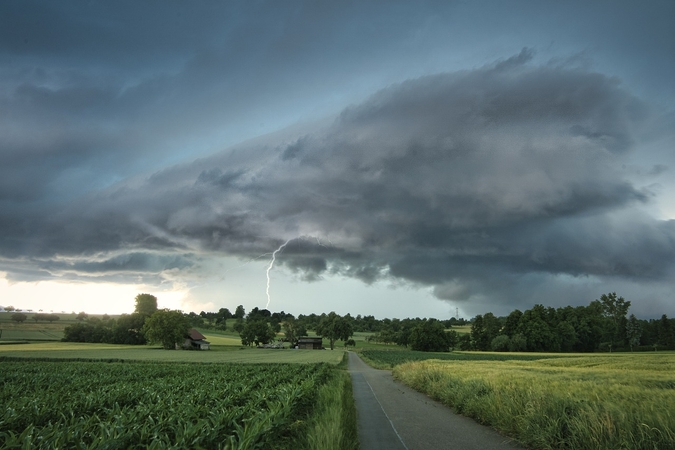 Čekijoje į medį trenkęs žaibas sužeidė 18 žmonių