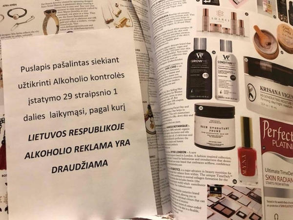 Alkoholio reklamą internete ir žurnaluose keitė visureigiai, čiužiniai ir vaistai