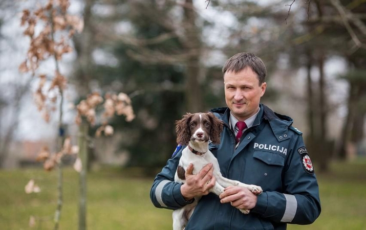 Klaipėdos apskrityje nauja pareigūnė: netrukus tarnybą pradės keturkojė Mėta
