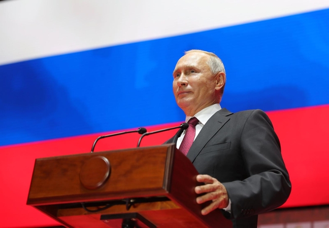 V. Putinas: Rusija yra taiki ir neturi agresyvių planų