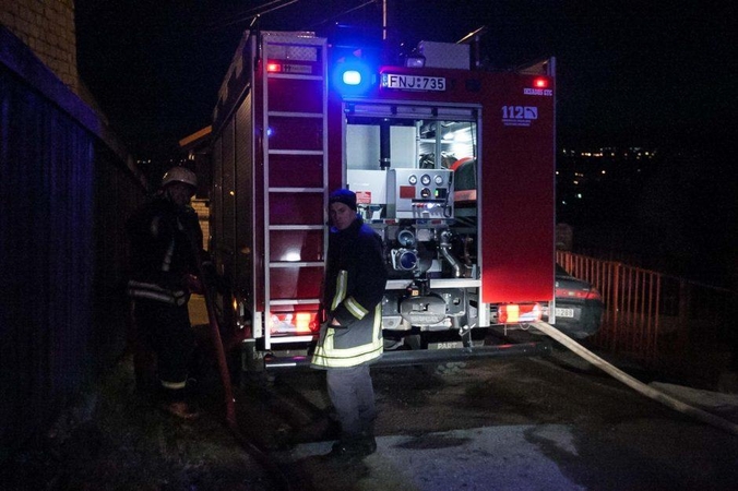 Šiaulių rajone degė gyvenamasis namas
