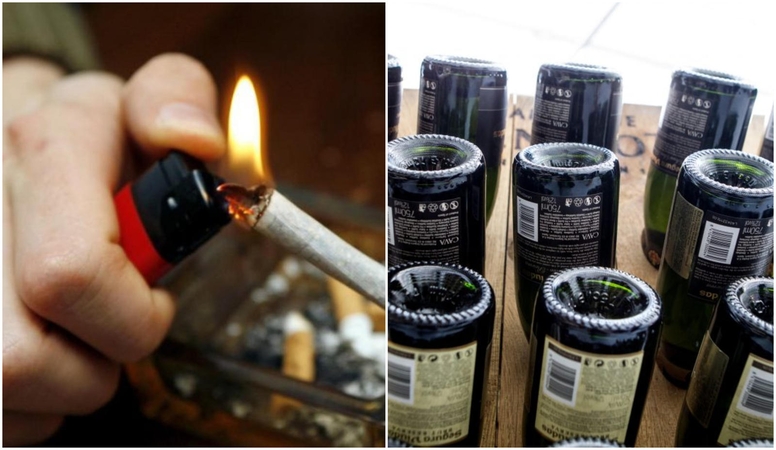Pavojus pramoninkams: paaiškėjo, ką žmonės renkasi dažniau – „žolytę“ ar vyno taurę