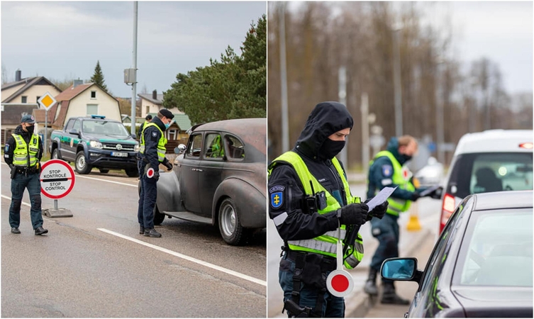 Patikros tęsiasi: šimtai važiuojančiųjų į pajūrį turėjo traukti namo