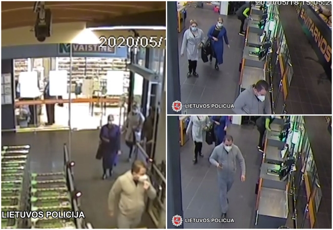 Marijampolės pareigūnai prašo pagalbos: gal atpažįstate šiuos užfiksuotus asmenis?