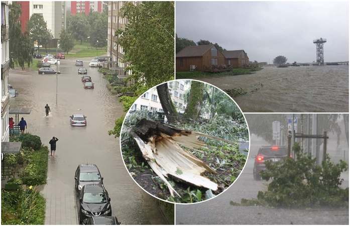 Po galingos audros pajūryje skaičiuojami nuostoliai: tokios žalos seniai nebuvo