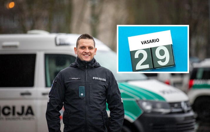 Išskirtinę dieną gimęs Klaipėdos pareigūnas ypatingojo gimtadienio nesureikšmina