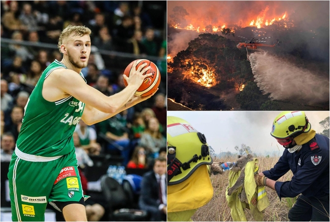 J. Landale'o iniciatyva „Žalgirio“ rungtynėse: Australijai paaukota tūkstantinė suma