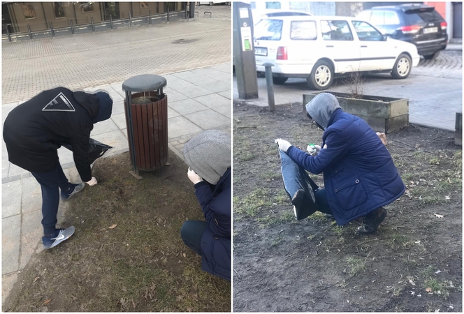 Klaipėdiečius maloniai nustebino būrelis jaunuolių: savanoriai rinko šiukšles