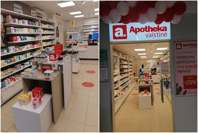 Klaipėdoje atidaryta antroji „Apotheka“ vaistinė fokusuosis į aptarnavimo ir produktų kokybę