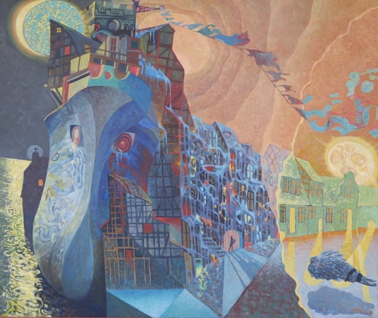 P. Domšaičio galerijoje – J. Vosyliaus tapyba