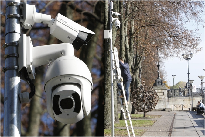Uostamiesčio gyventojai galės jaustis saugiau: įrengiama daugiau kamerų