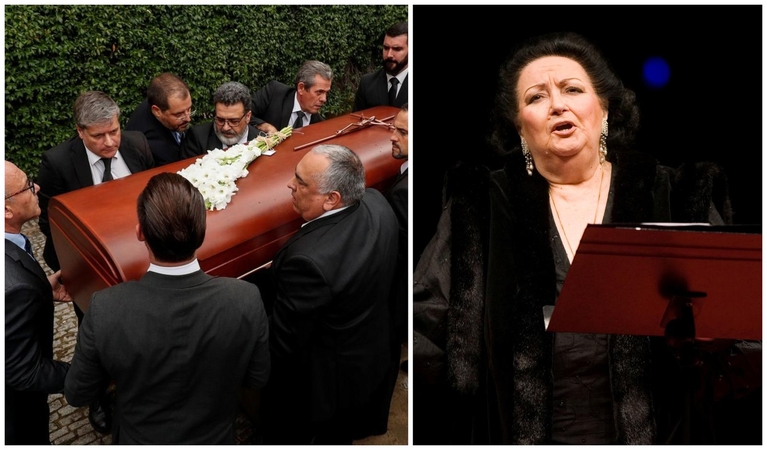 Primadonos M. Caballe laidotuvėse – ir karališkoji šeima