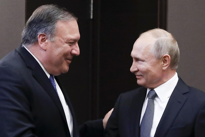 M. Pompeo: JAV ir Rusijos tikslai dėl Šiaurės Korėjos sutampa