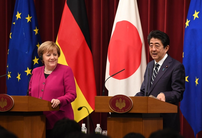 A. Merkel: „Brexito“ derybose turime būti kūrybiški ir geranoriški