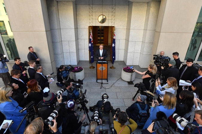 Australijos parlamento rinkimai vyks gegužės 18-ąją