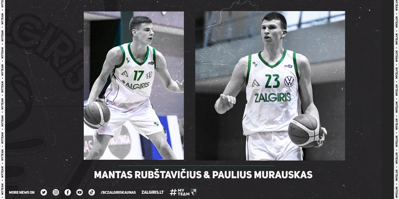 „Žalgiris“ LKL kovoms įregistravo du krepšininkus iš dublerių komandos