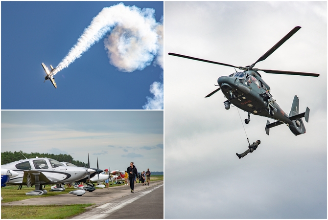 Nidoje – aviacijos šventė: netrūko įspūdingų pasirodymų ir žiūrovų