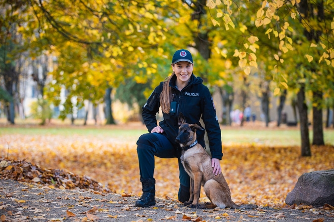 Pradėti tarnybą rengiasi keturkojė pareigūnė Fėja