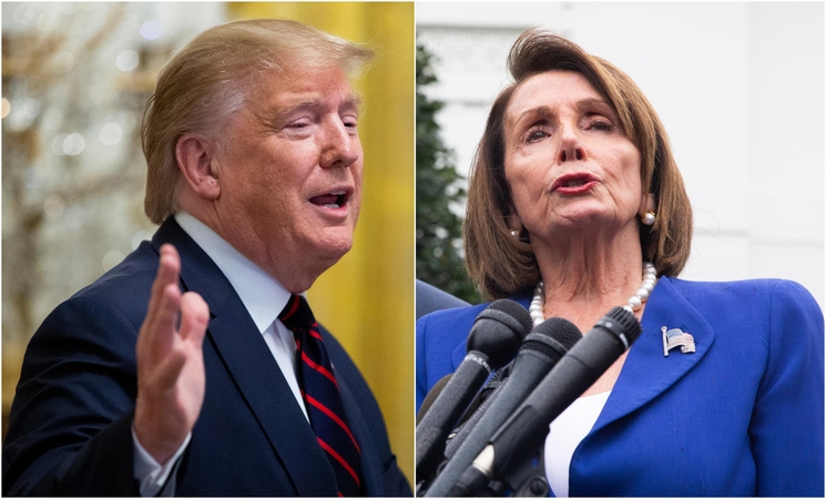 D. Trumpas Atstovų Rūmų pirmininkę pavadino „trečiarūše politike“