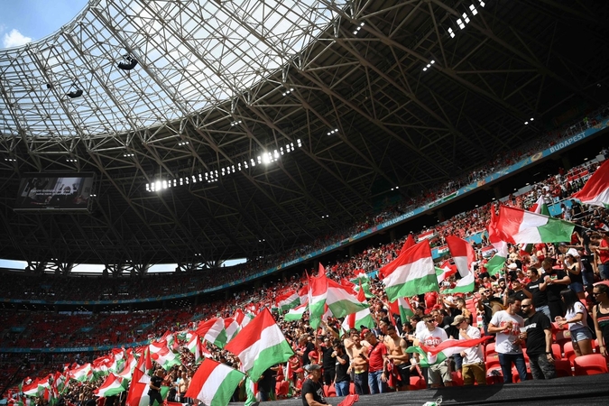 Vengrijos stadionai nušvis nacionalinės vėliavos spalvomis