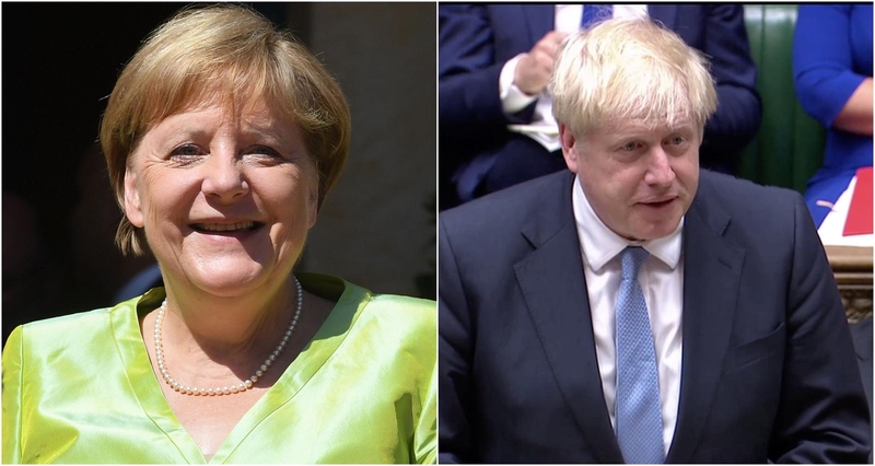 A. Merkel pakvietė B. Johnsoną apsilankyti Berlyne