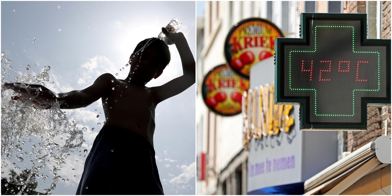 Belgijoje užfiksuotas rekordinis 41,8 laipsnio karštis
