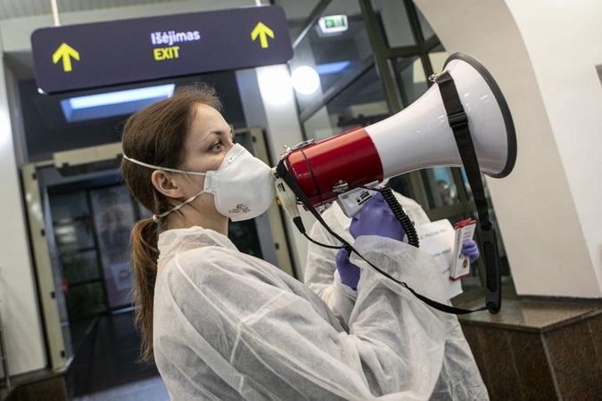 Vyriausybė skelbia koronavirusu užsikrėtusių žmonių maršrutus