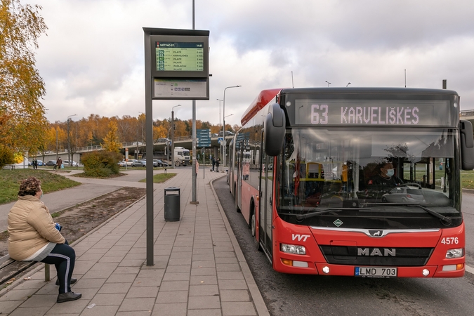 Artėjant Motinos dienai – dažnesni ir talpesni autobusai sostinėje