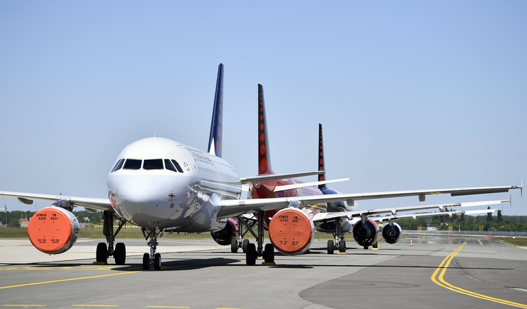 Dėl viruso pandemijos padarinių „Brussels Airlines“ atleidžia ketvirtadalį darbuotojų