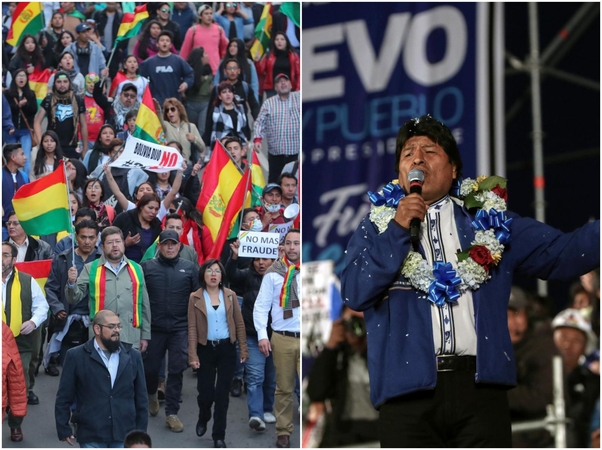 Bolivijos opozicija surengė visuotinį streiką dėl prezidento rinkimų rezultatų