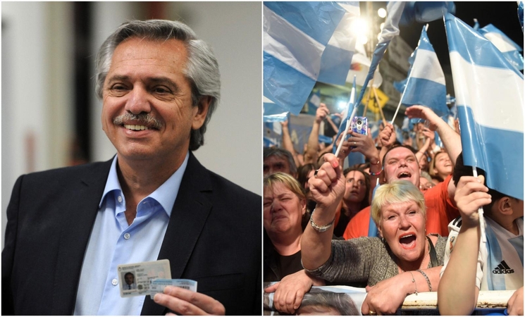 Peronistas A. Fernandezas laimėjo Argentinos prezidento rinkimus