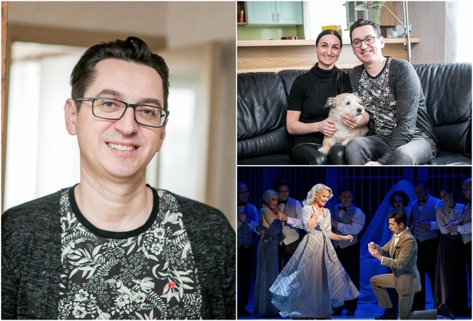 Operos solisto R. Baranausko šeimoje teatru gyvena visi