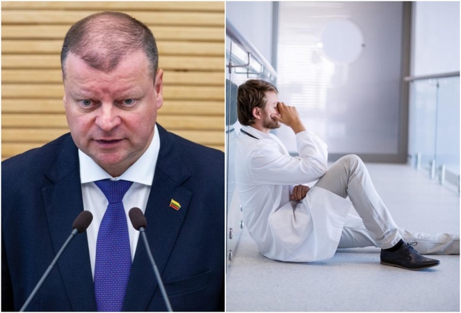 S. Skvernelis ragina medikus drąsiai kalbėti apie problemas ligoninėse