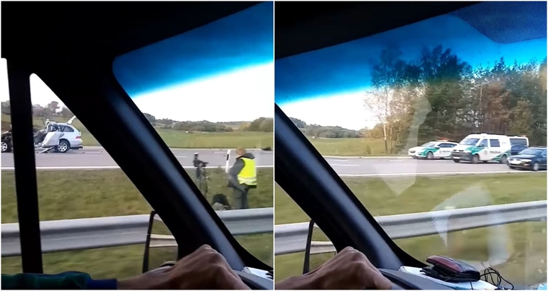 Vilniaus rajone susidūrė krovininis ir lengvasis automobiliai: žuvo BMW vairuotojas