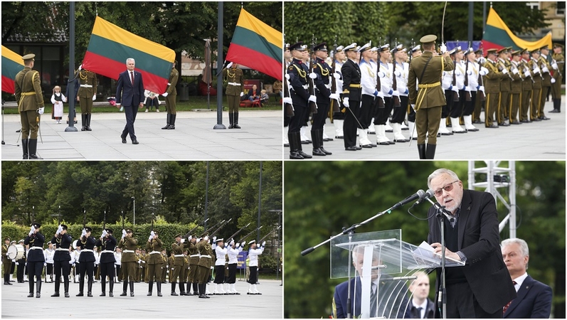 Lukiškių aikštėje paminėtos Rusijos kariuomenės išvedimo iš Lietuvos metinės